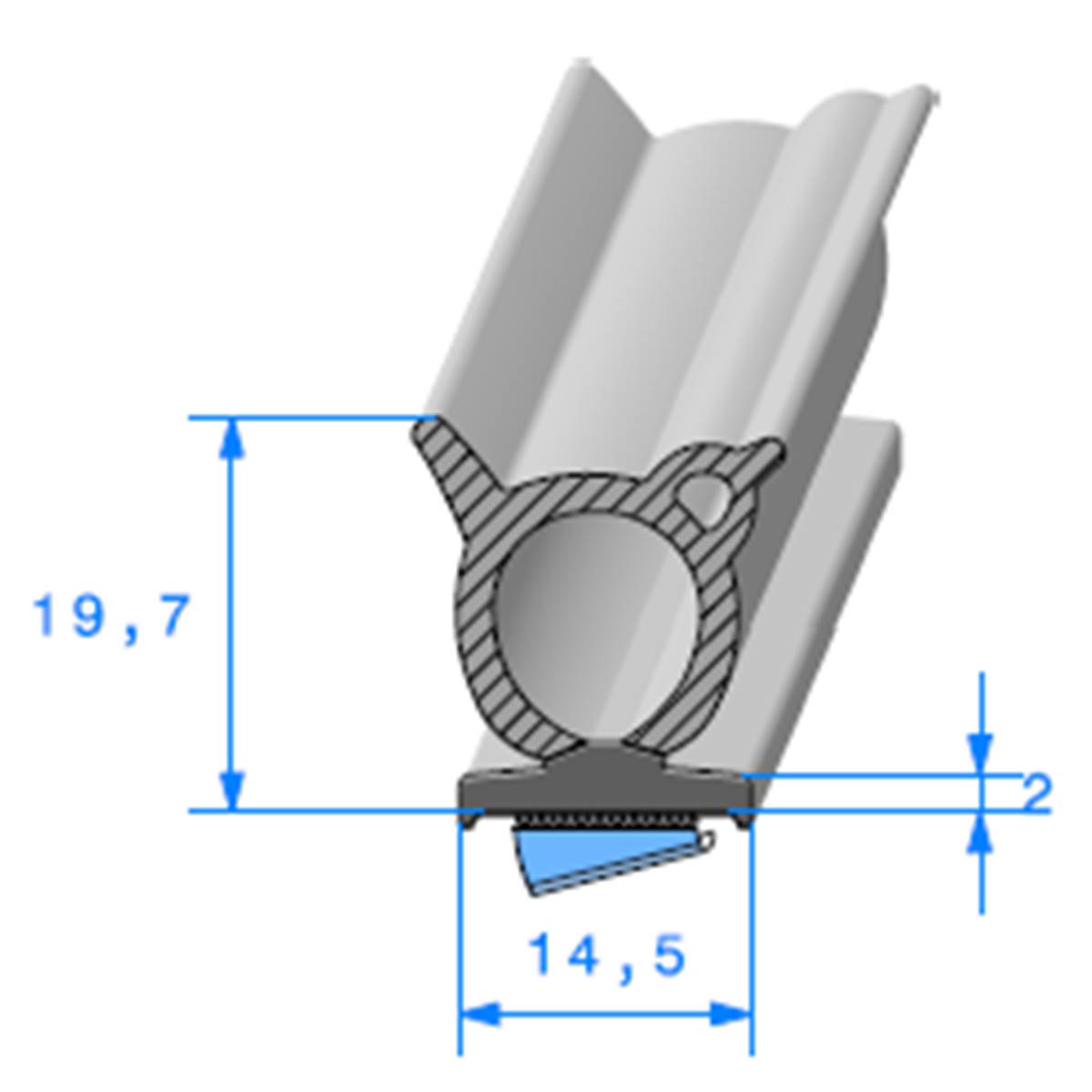 Joint D'Étanchéité Radial DIN 3760 NBR70 - Dimensions 35x62x8 Mm (Int X Ext X Largeur) Pour Arbres Tournants - 2