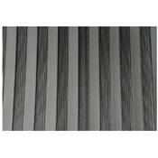 Tapis 402 - Stries Mixtes - SBR Noir 80 sh - 10mx1,20m ép.3mm