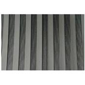 Tapis 402 - Stries Mixtes - SBR Noir 80 sh - 10mx1,20m ép.3mm