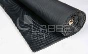 Tapis 408 - Stries medium - SBR Noir 70sh - 10mx1m20 - ép 6mm 