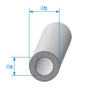 - Tube 1844000 - EPDM Cellulaire  - 42x18mm - 