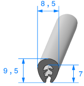Bord de Tôle Noir - Tôle 0,5 à 2,5 mm - Rouleau de 100 mètres