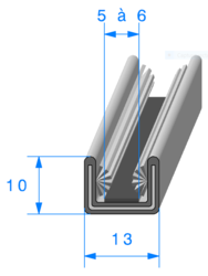 Coulisse 1406000 Feutre  Arme - Rlu 30m