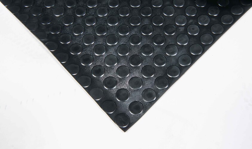 Tapis 580 - Pastilles Ø 22 - SBR Noir 70sh - 10mx1m20 ép 3mm