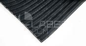 Tapis 409 - Stries larges - SBR Noir 70sh - 10mx1m20 - ép 6mm 