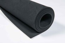 Rouleau mousse EPDM Noir adhésif sur largeur 20 mm Epaisseur 10 mm